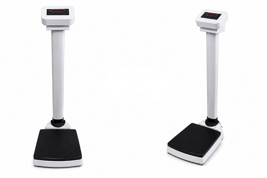 ترازو دیجتال ایستاده همراه با قدسنج مکانیکی مدل bs703 bodyscale